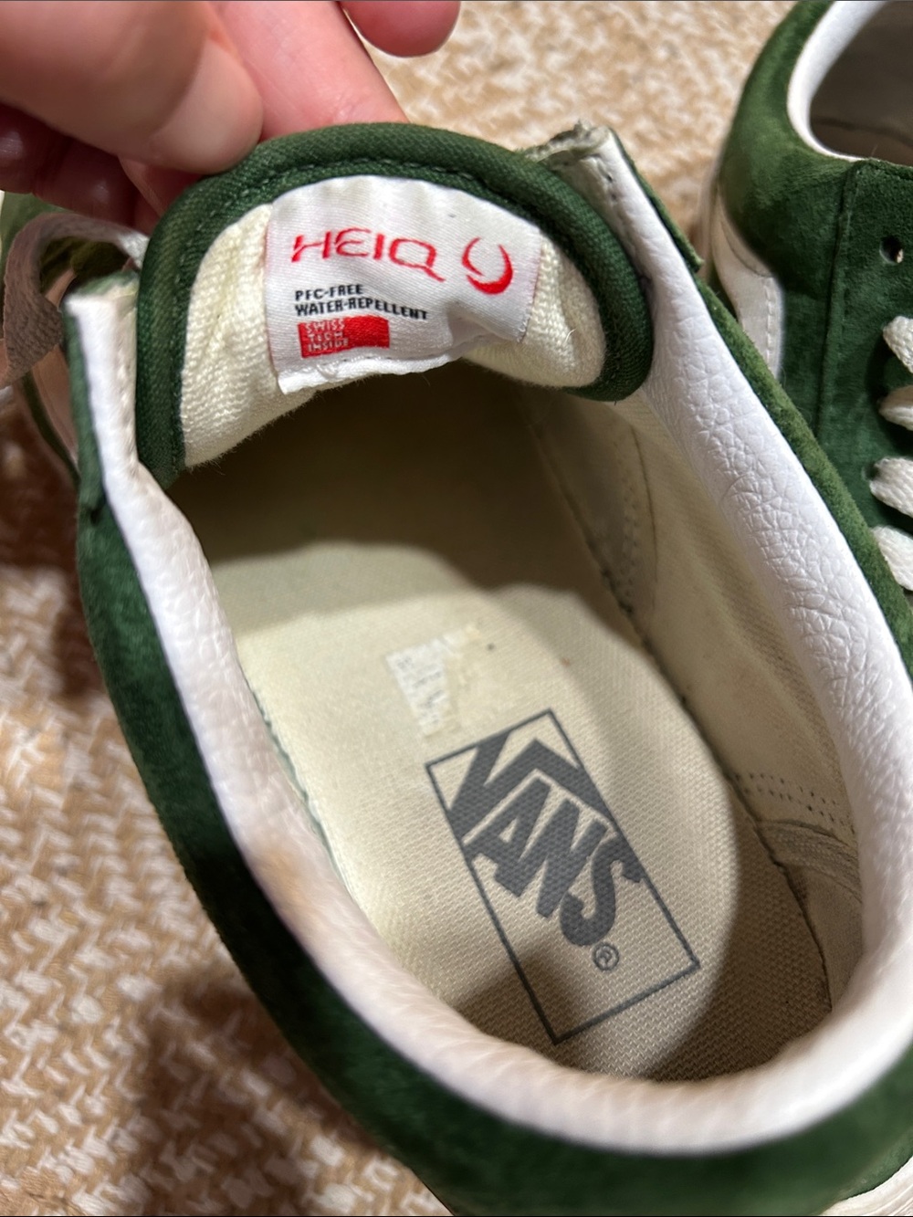 Green Suede Van’s - Picture 2 of 5